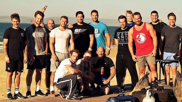 Personal training on Bournemouth beach